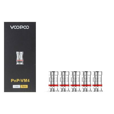 VOOPOO PNP-VM4 MESH COILS 0.6 OHM FOR Vinci / Vinci R / Vinci X – PACK OF 5